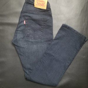 Levi's 511 Boys Slim Jeans Dark Blue Size 10